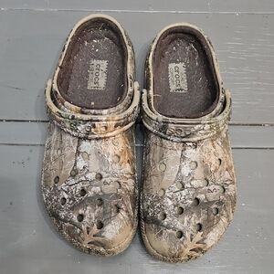 CROCS MENS Woodland Camo Slippers